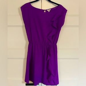 FOREVER 21 Purple Dress - open back - MEDIUM